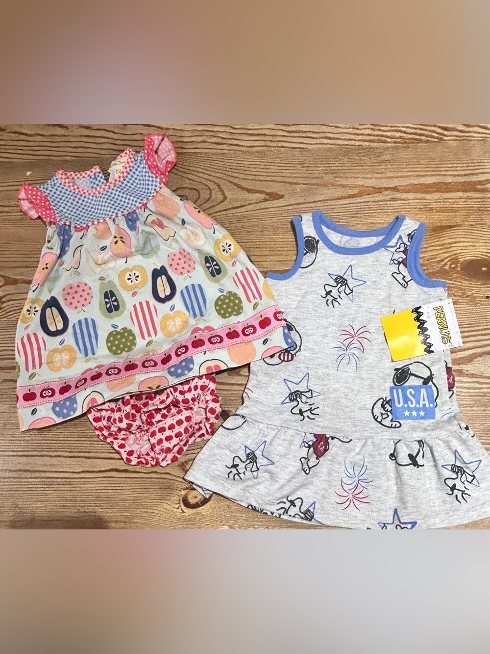 Matilda Jane Blue and Red Gingham Baby Dress